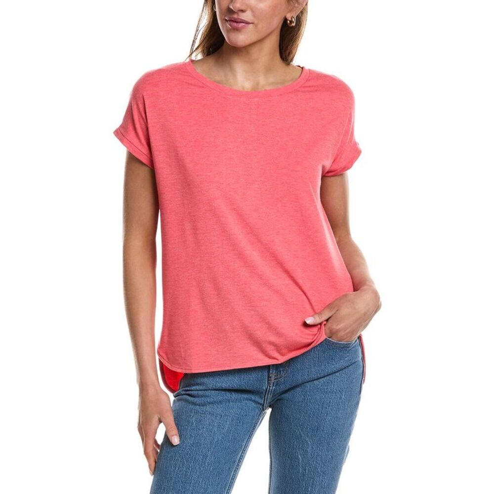 Ichi Womens  Ihrebel High-Low T-Shirt, Pink